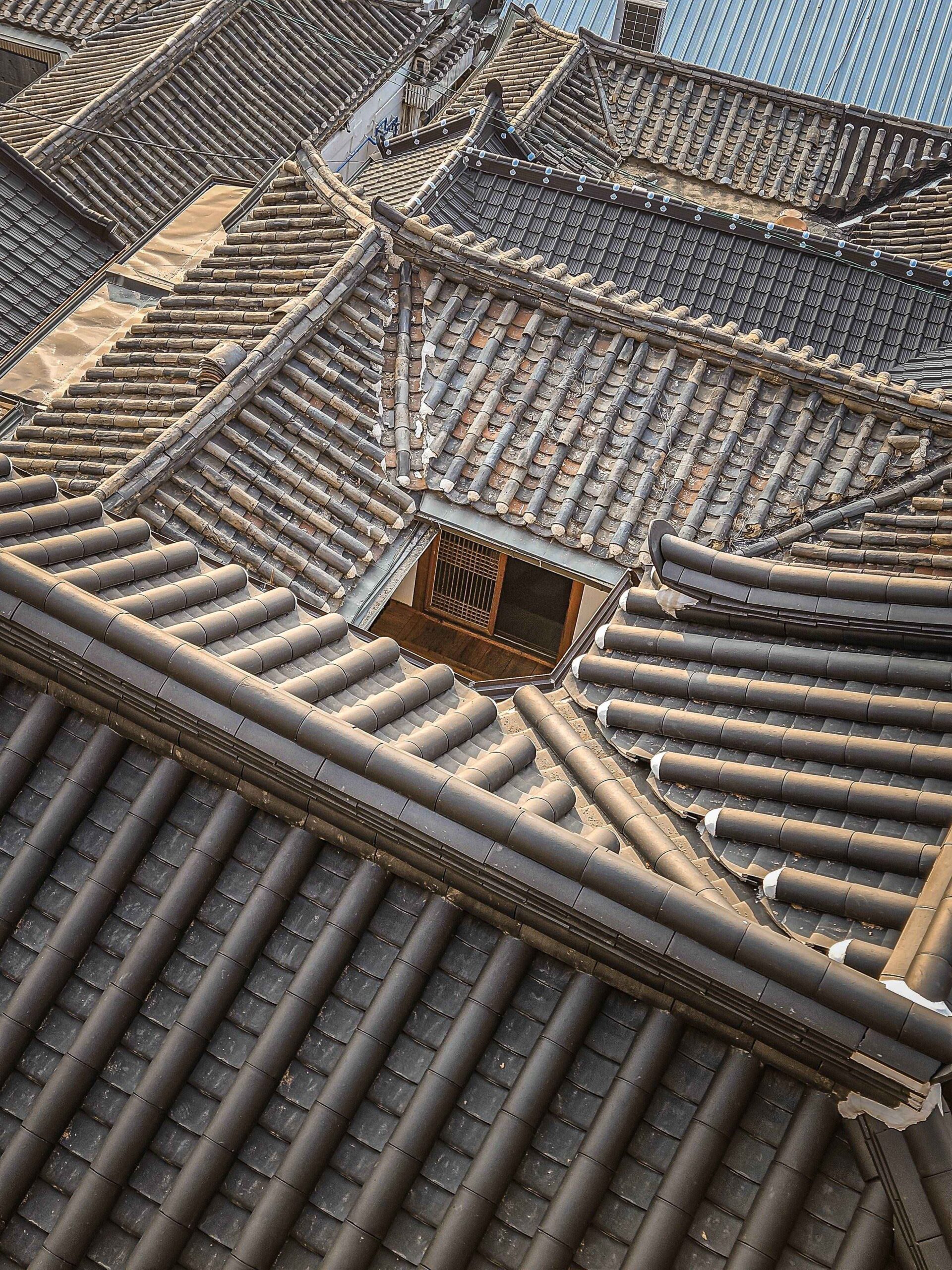 Bukchon Hanok Village lanes in Seoul, easy walking with kids