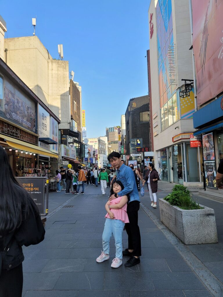 Insadong's main street, a ten-minute walk from the Seoul Museum of Craft Art